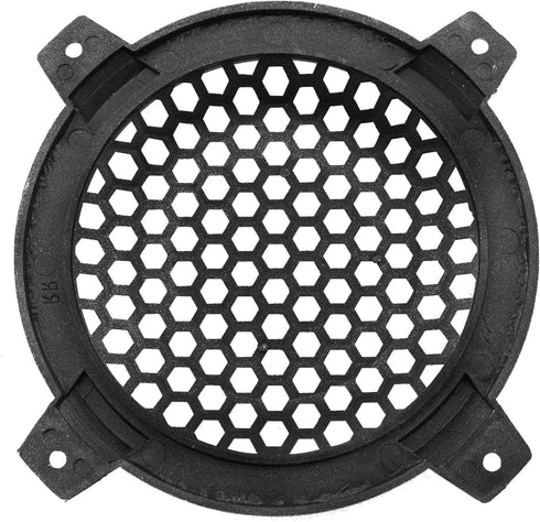 4Inch Grill Cover DGZZI 2PCS 4inch Red Round ABS Plastic Mesh Grilles Car Audio Speaker Covers Woofer Subwoofer Grill...